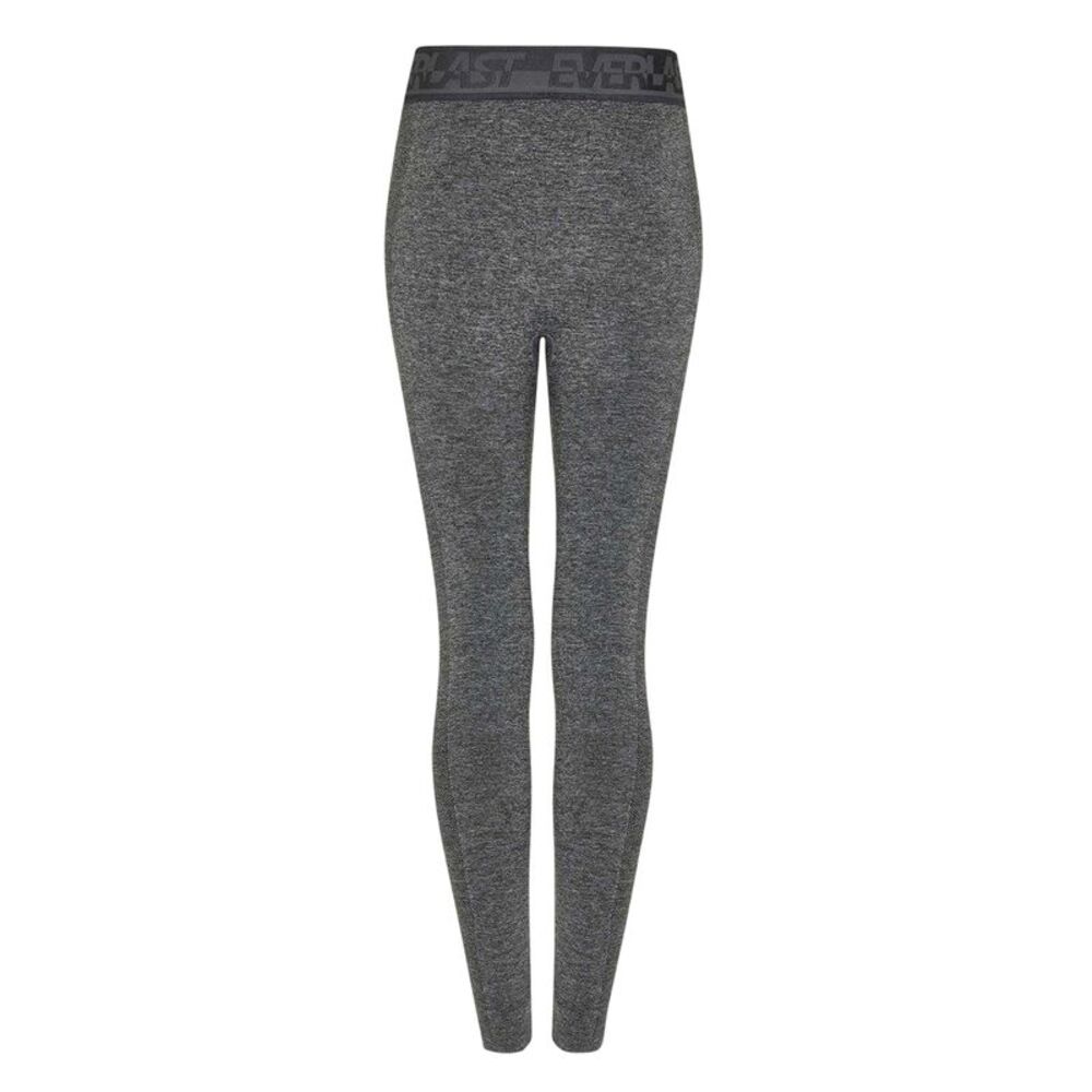 Everlast Womens/Ladies Logo Seamless Leggings / Charcoal